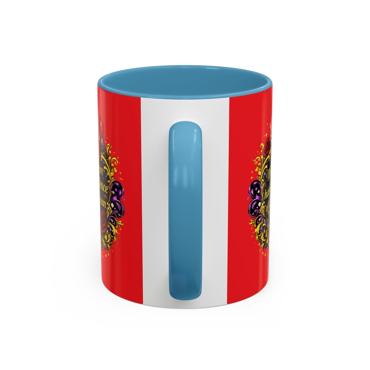 Coffee Mug — "May All Women Have the Confidence of a Mediocre Man" Red Accent
