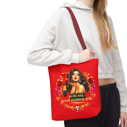 Good Women Win Tote Bag — Brunette