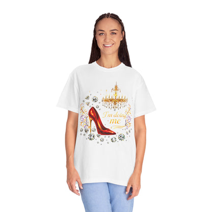 I'm Doing Me T‑Shirt — Red Stiletto & Crown Graphic Tee