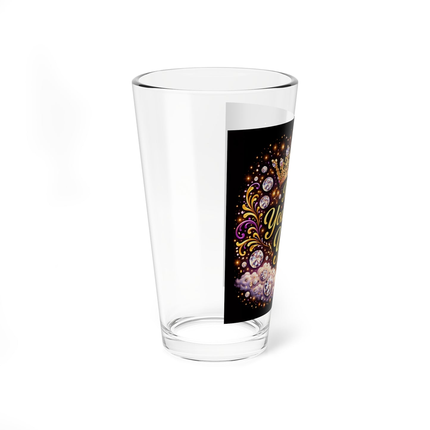 Mixing Glass — “It’s You Versus You” 16oz Cocktail Mixing Glass