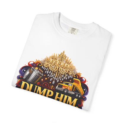 Dump Him T‑Shirt — Bold Breakup Graphic Tee with Trash Truck Design