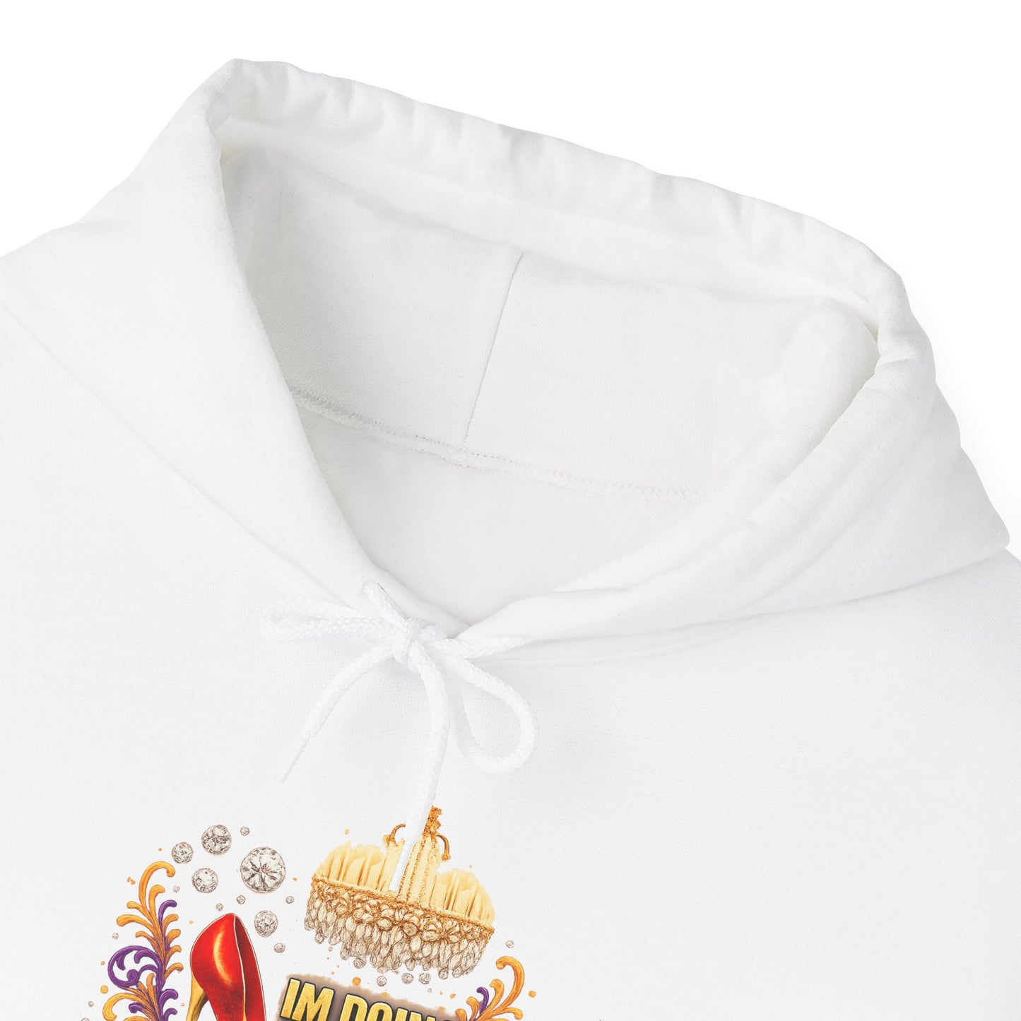 Hoodie — 'I'm Doing Me' High Heel Crown Graphic Hooded Sweatshirt