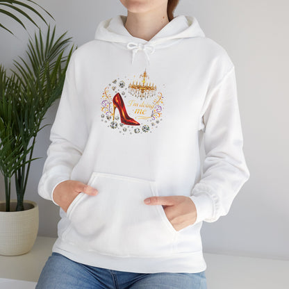 Hoodie — 'I'm Doing Me' High Heel Crown Graphic Hooded Sweatshirt