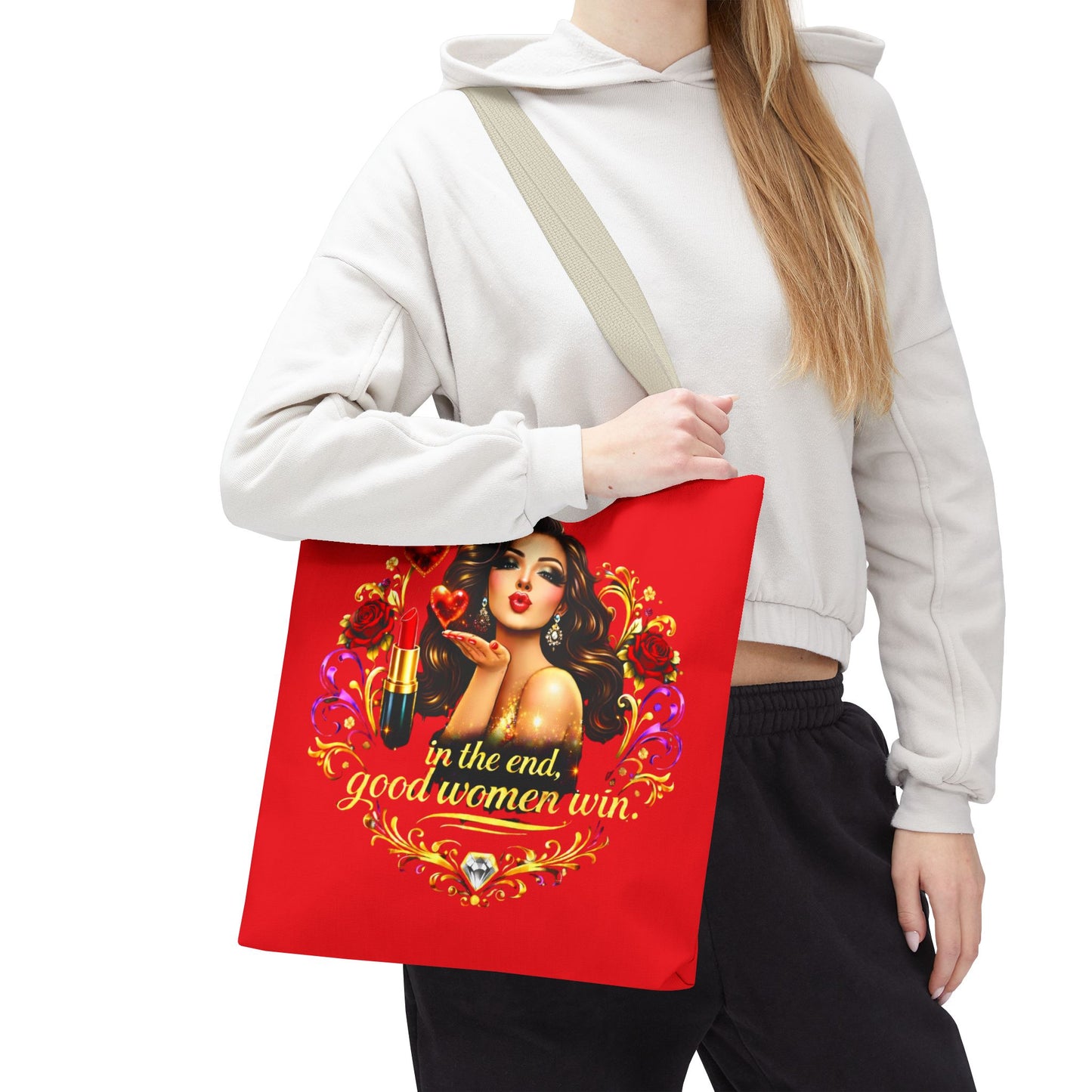 Good Women Win Tote Bag — Brunette