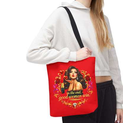 Good Women Win Tote Bag — Brunette