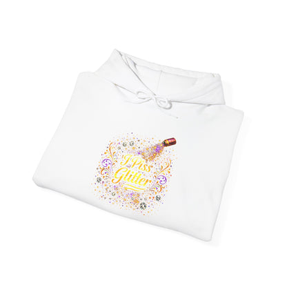 Hoodie — Wine & Flowers "Wine O'Clock" Floral Graphic