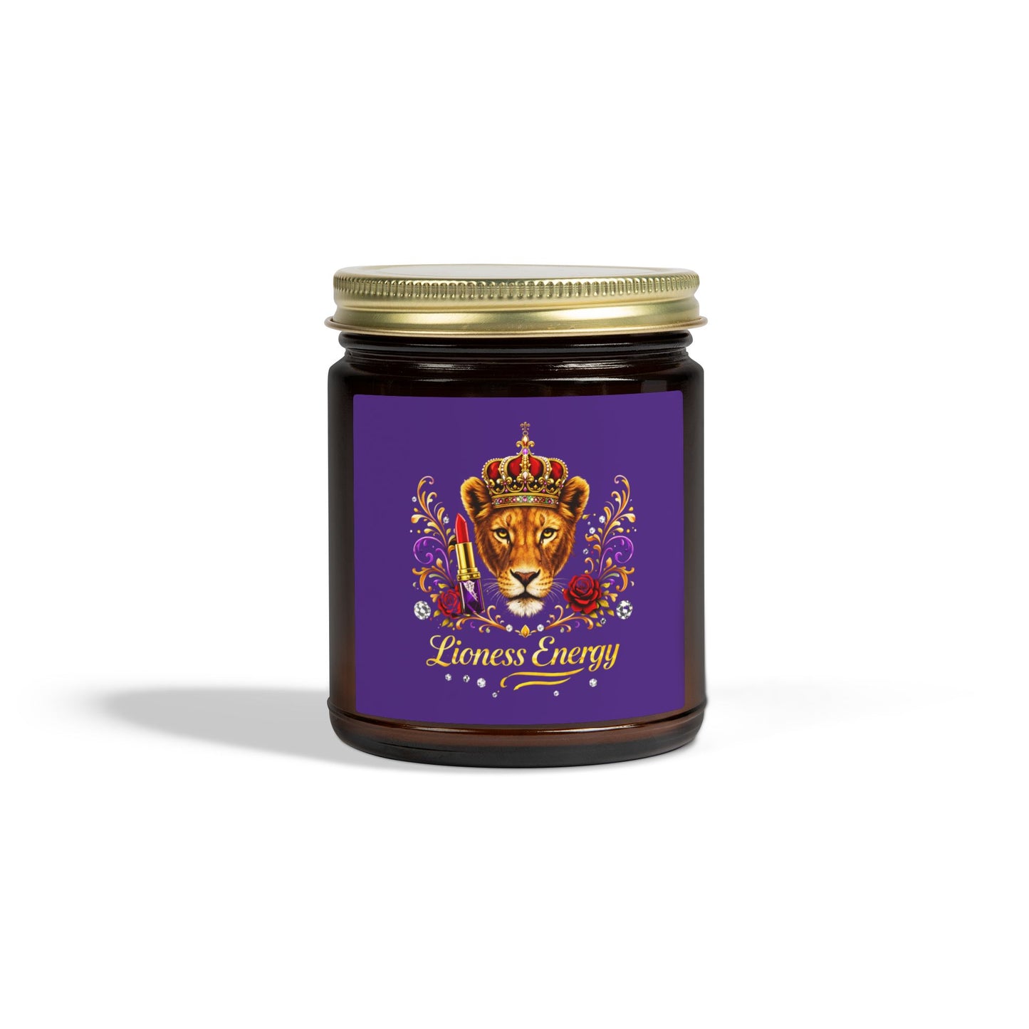 Lioness Energy Soy Candle — Coconut Apricot Wax (4oz & 9oz)