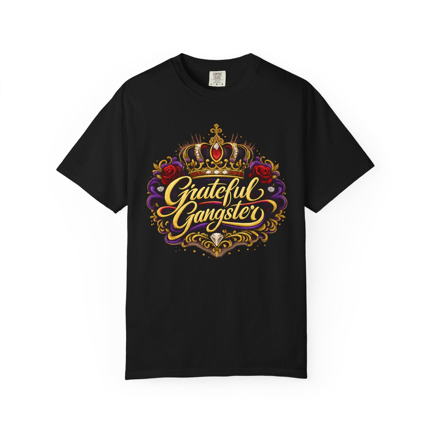 Grateful Gangster Graphic T-Shirt — Vintage Crown Script Tee