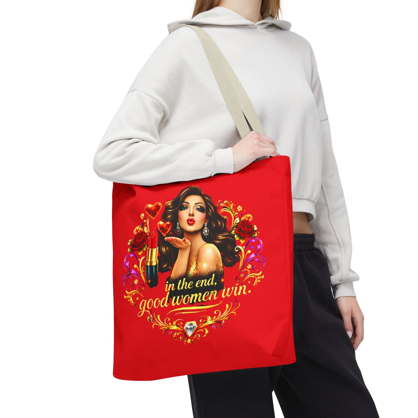 Good Women Win Tote Bag — Brunette