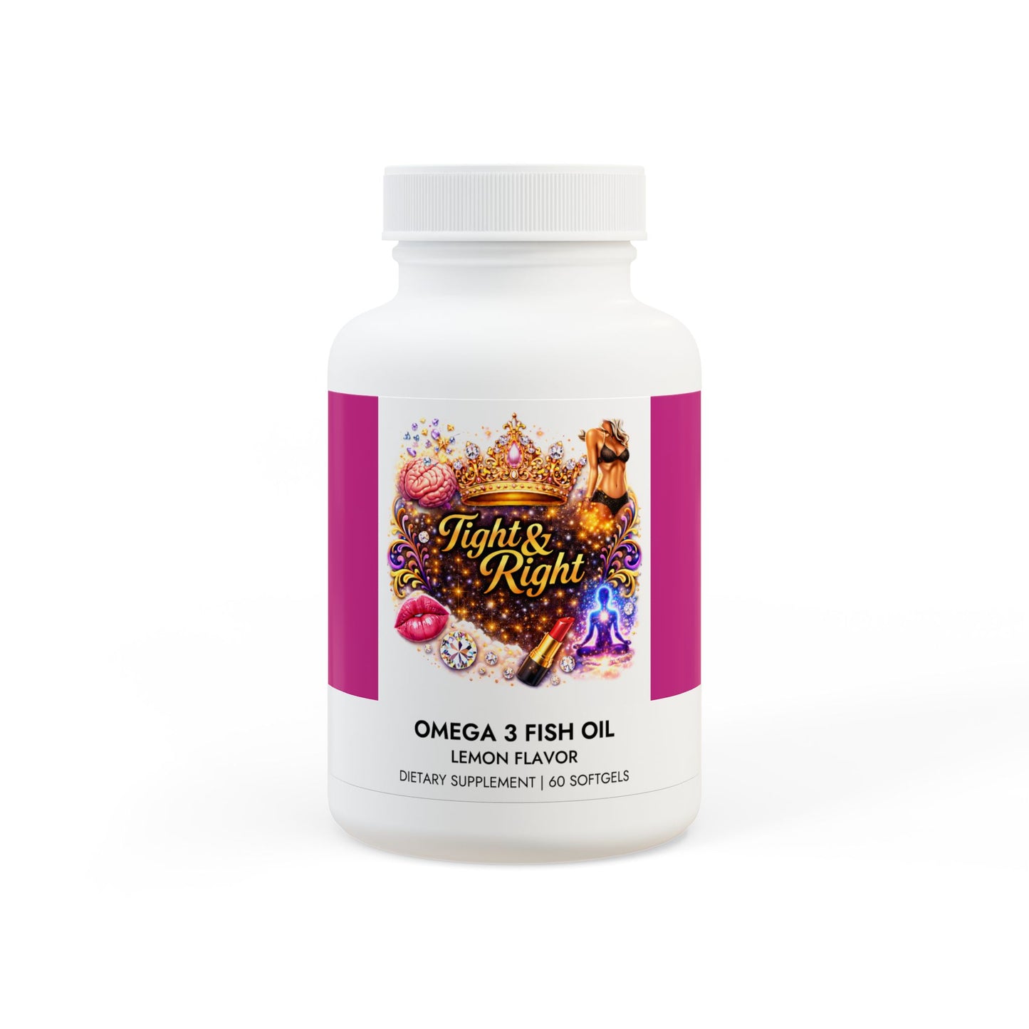 Omega 3 Fish Oil Supplement (60 Softgels)