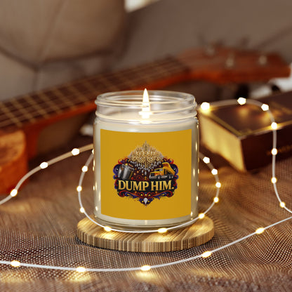 Coconut Apricot Scented Candle — 'Dump Him' Jar (4oz & 9oz)