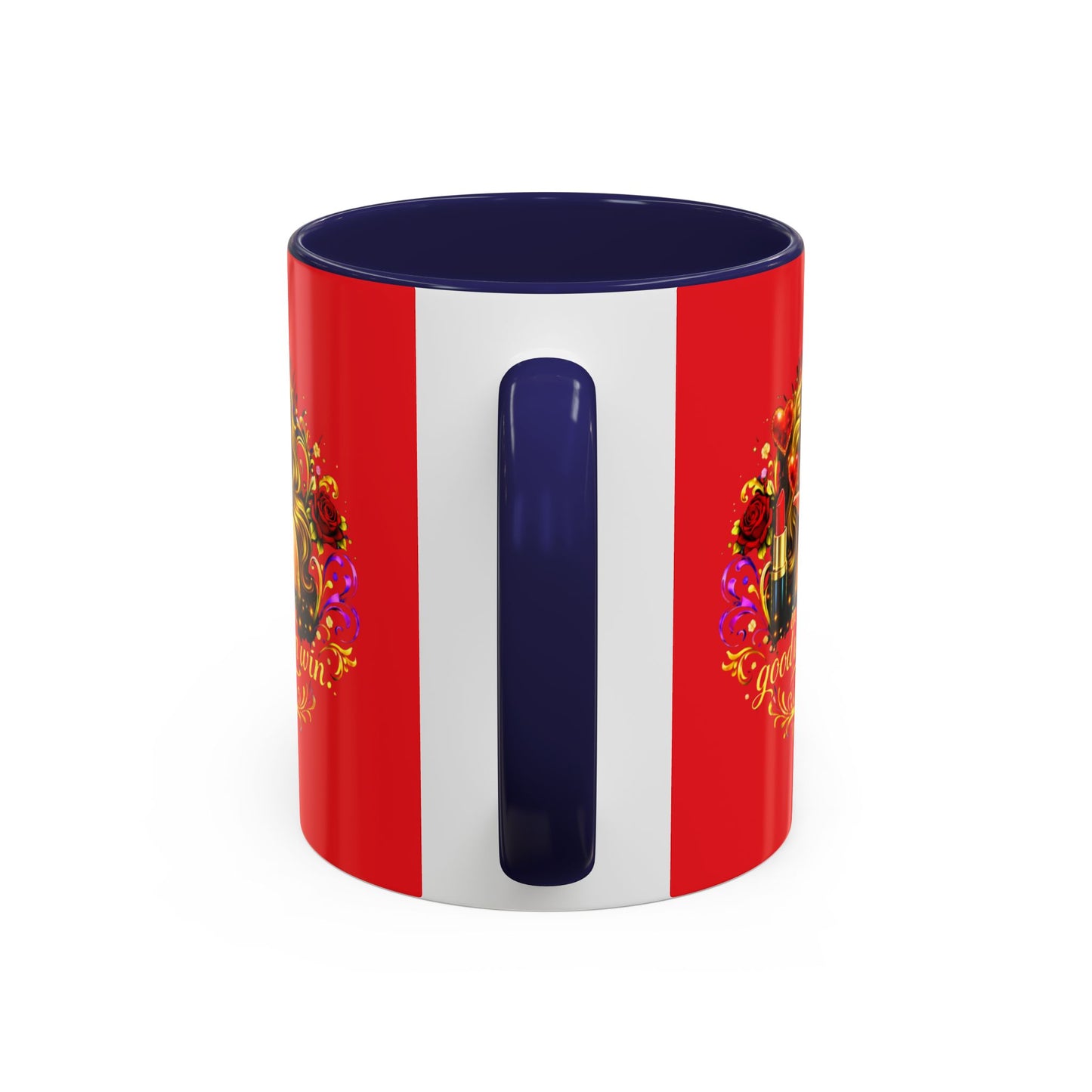 Coffee Mug — “In the End, Good Women Win” BLONDE Retro Glam Accent Mug (11/15 oz)